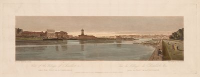 Sélection de vingt des vues les plus pittoresques de Paris : Vue du village de Chaillot, 1803 - Thomas Girtin