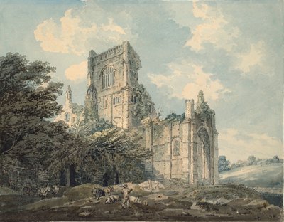 Abbaye de Kirkstall, Yorkshire, vers 1790-1802 - Thomas Girtin