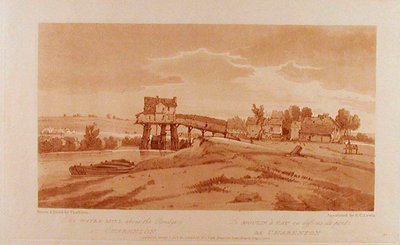 Le moulin à eau au-dessus du pont de Charenton - Thomas Girtin