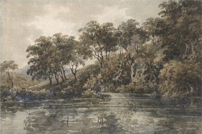 Arbres et étangs près de Bromley, Kent - Thomas Girtin