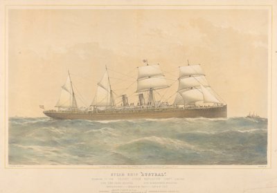 Navire à vapeur Austral appartenant à l