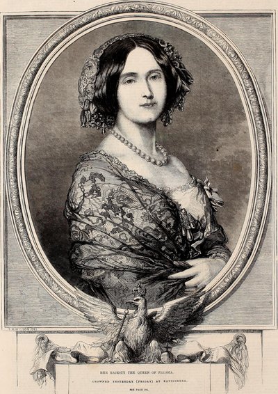 Sa Majesté la Reine de Prusse, couronnée hier (vendredi) à Konigsberg - Thomas Harrington Wilson