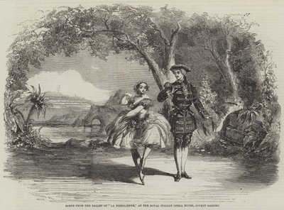 Scène du ballet de La Brésilienne, à l