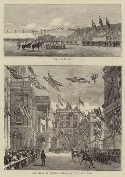 La visite royale à Liverpool - Thomas Harrington Wilson