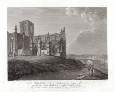 Église prieurale à Haddington - Thomas Hearne