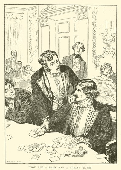 Vous êtes un voleur et un tricheur ! (gravure) - Thomas Heath Robinson