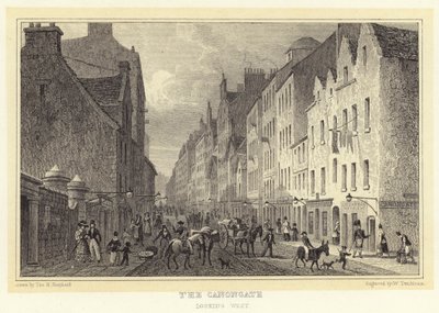Le Canongate, vue vers l