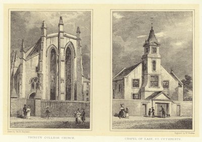 Église du Collège de la Trinité; Chapelle de Secours, Saint-Cuthberts - Thomas Hosmer (after) Shepherd
