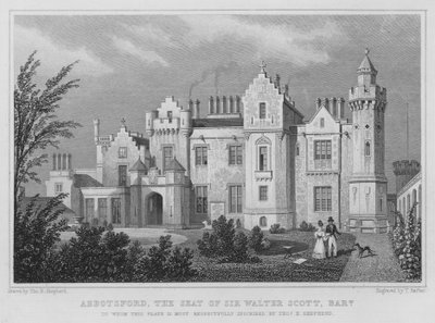 Abbotsford, la résidence de Sir Walter Scott, baronnet - Thomas Hosmer Shepherd