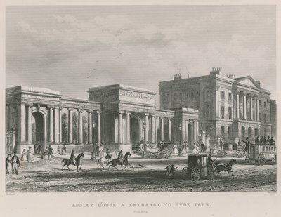 Apsley House et entrée de Hyde Park - Thomas Hosmer Shepherd