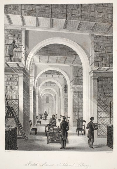 British Museum, la bibliothèque supplémentaire, de 