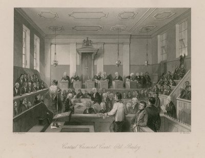 Cour criminelle centrale, Old Bailey - Thomas Hosmer Shepherd