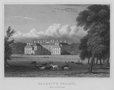 Dalkeith Palace, Mid Lothian - Thomas Hosmer Shepherd