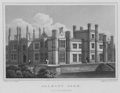Parc Dalmeny, Linlithgowshire (gravure) - Thomas Hosmer Shepherd