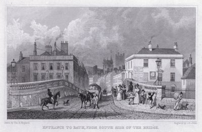 Entrée de Bath, du côté sud du pont - Thomas Hosmer Shepherd