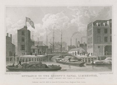Entrée du canal du Régent - Thomas Hosmer Shepherd