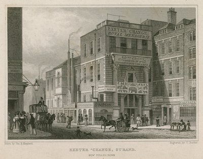 Exeter Change, The Strand, Londres - Thomas Hosmer Shepherd
