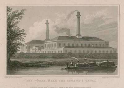 Usines à gaz, près du canal de Regent - Thomas Hosmer Shepherd
