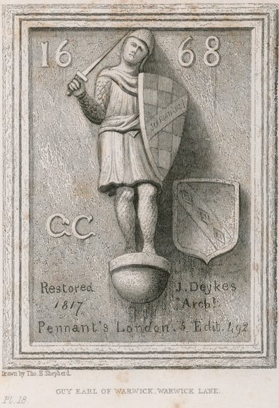 Guy, Comte de Warwick - Thomas Hosmer Shepherd
