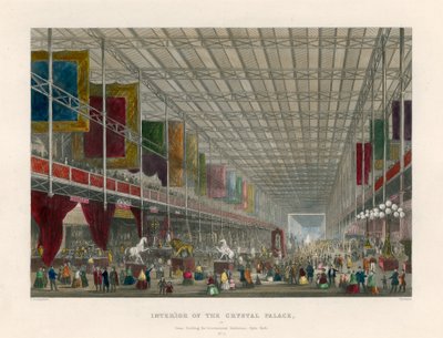 Intérieur du Crystal Palace, ou, Grand bâtiment pour l