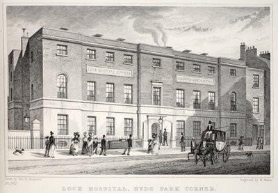 Hôpital Lock, Hyde Park Corner, de 