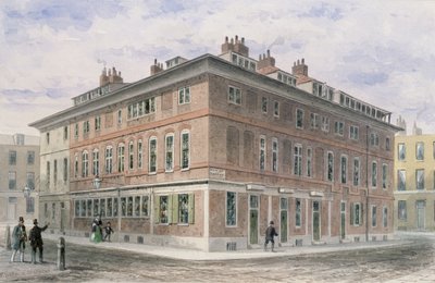 Vieille maison à New Street Square, léguée par Agar Harding à la Goldsmith