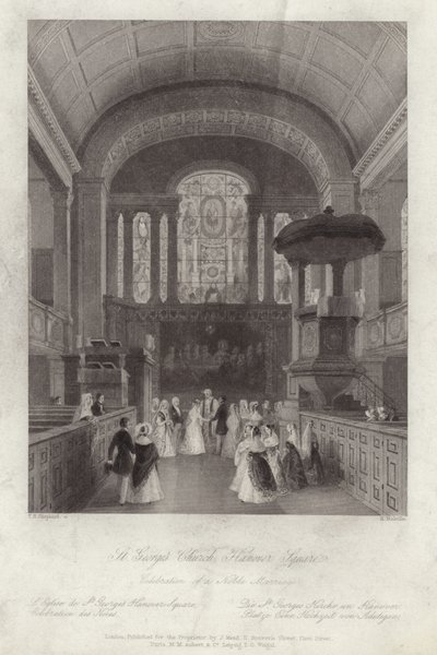 Église Saint-Georges à Hanover Square - Thomas Hosmer Shepherd