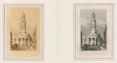 Église Sainte-Marie, Wyndham Place, et presbytère du district de St Mary-le-bone - Thomas Hosmer Shepherd