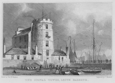 La Tour de signalisation, port de Leith - Thomas Hosmer Shepherd