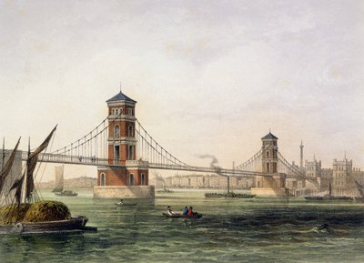 Vue du pont de Hungerford depuis l