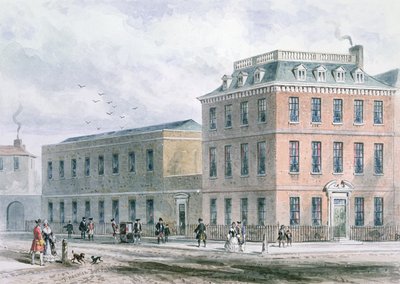 Vue de Soho Square et de Carlisle House - Thomas Hosmer Shepherd