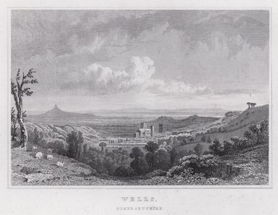 Wells, Somersetshire - Thomas Hosmer Shepherd