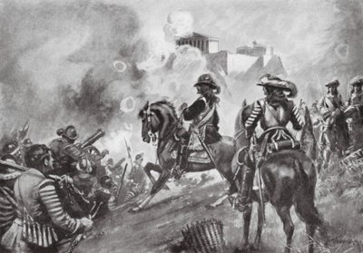 Francesco Morosini bombarde le Parthénon - Thomas Hutchison Peddie