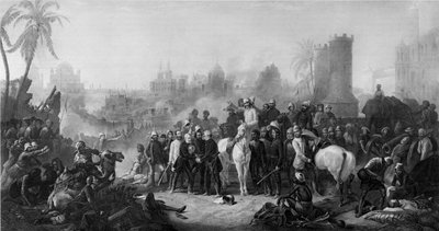 Le secours de Lucknow, et la rencontre triomphale de Havelock, Outram et Sir Colin Campbell, de 