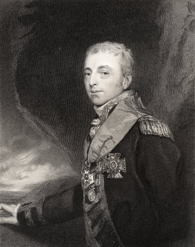 Alan Hyde Gardner, 2ème Baron Gardner, gravé par H. Cook, de 