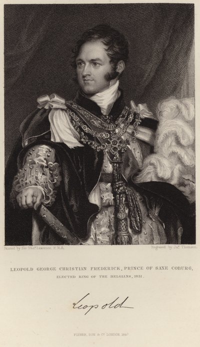 Portrait du roi Léopold I - Thomas Lawrence