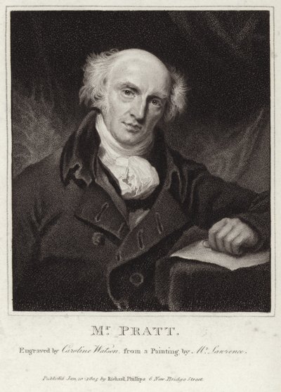 Portrait de Samuel Jackson Pratt - Thomas Lawrence
