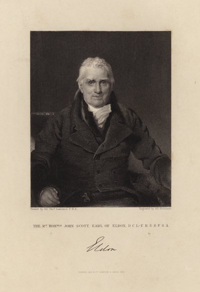 Le très honorable John Scott, comte d