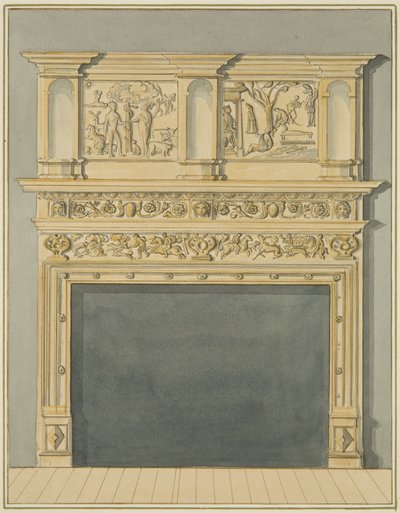 Cheminée au 113 Redcliffe Street - Thomas Leeson the Elder Rowbotham