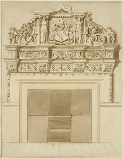 Cheminée datée de 1729, au 139 Redcliffe Street - Thomas Leeson the Elder Rowbotham