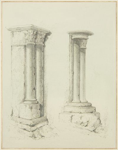 Colonnes dans les locaux de Mereweather entre Nicholas Street et Corn Street - Thomas Leeson the Elder Rowbotham