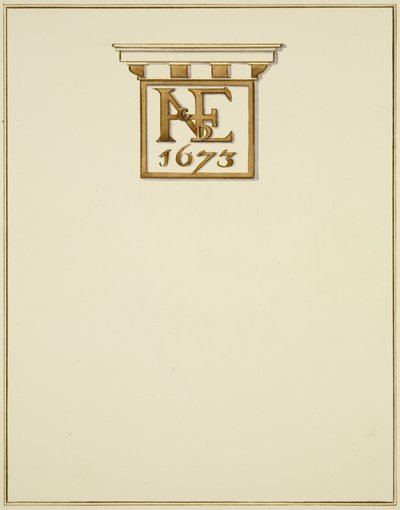 Frise de cheminée dans une vieille maison - Thomas Leeson the Elder Rowbotham