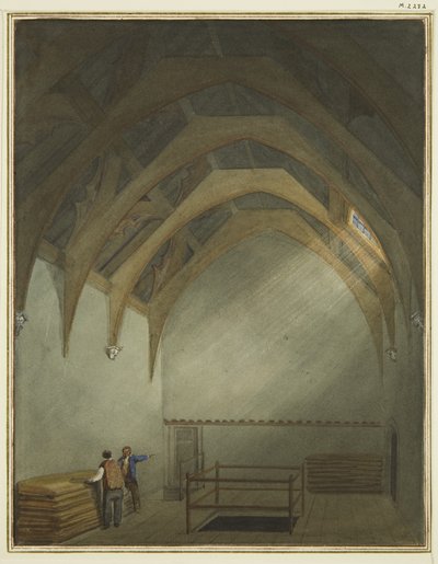 Hall chez M. Attwood, attenant à Back Hall - Thomas Leeson the Elder Rowbotham
