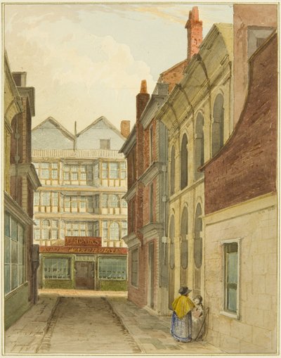 Rue Mary-le-Port vue du marché aux fromages - Thomas Leeson the Elder Rowbotham