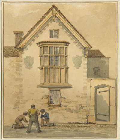 Vieille maison, appelée le Palais, dans Pile Street - Thomas Leeson the Elder Rowbotham