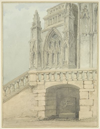 Conduit de Redcliffe et partie du porche nord - Thomas Leeson the Elder Rowbotham
