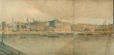 Panorama de la Rivière Thames, Côté Nord, en 13 parties - Thomas Mann Baynes