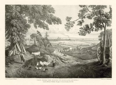 Vue des pentes de Highgate Archway - Thomas Mann Baynes