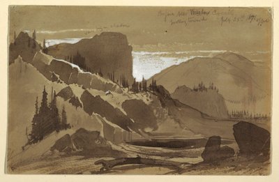 Dessin, près de Meadow Creek, Utah, 25 juillet 1871 - Thomas Moran