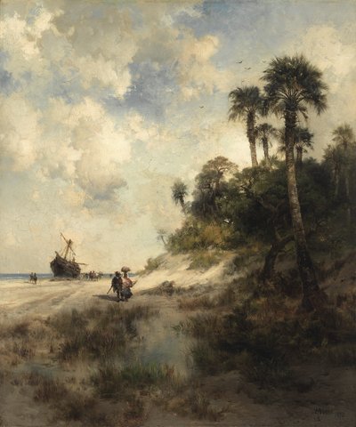 Île de Fort George, Floride - Thomas Moran